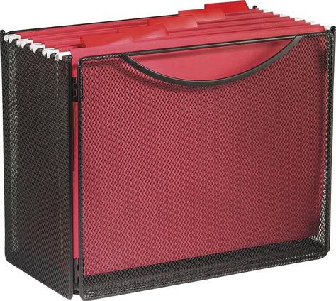 Safco Products 2169BL Onyx Mesh Desktop Box File, 